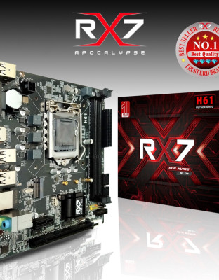 Motherboard RX7 H61 LGA 1155 DDR3 H61 Mainboard Support Nvme